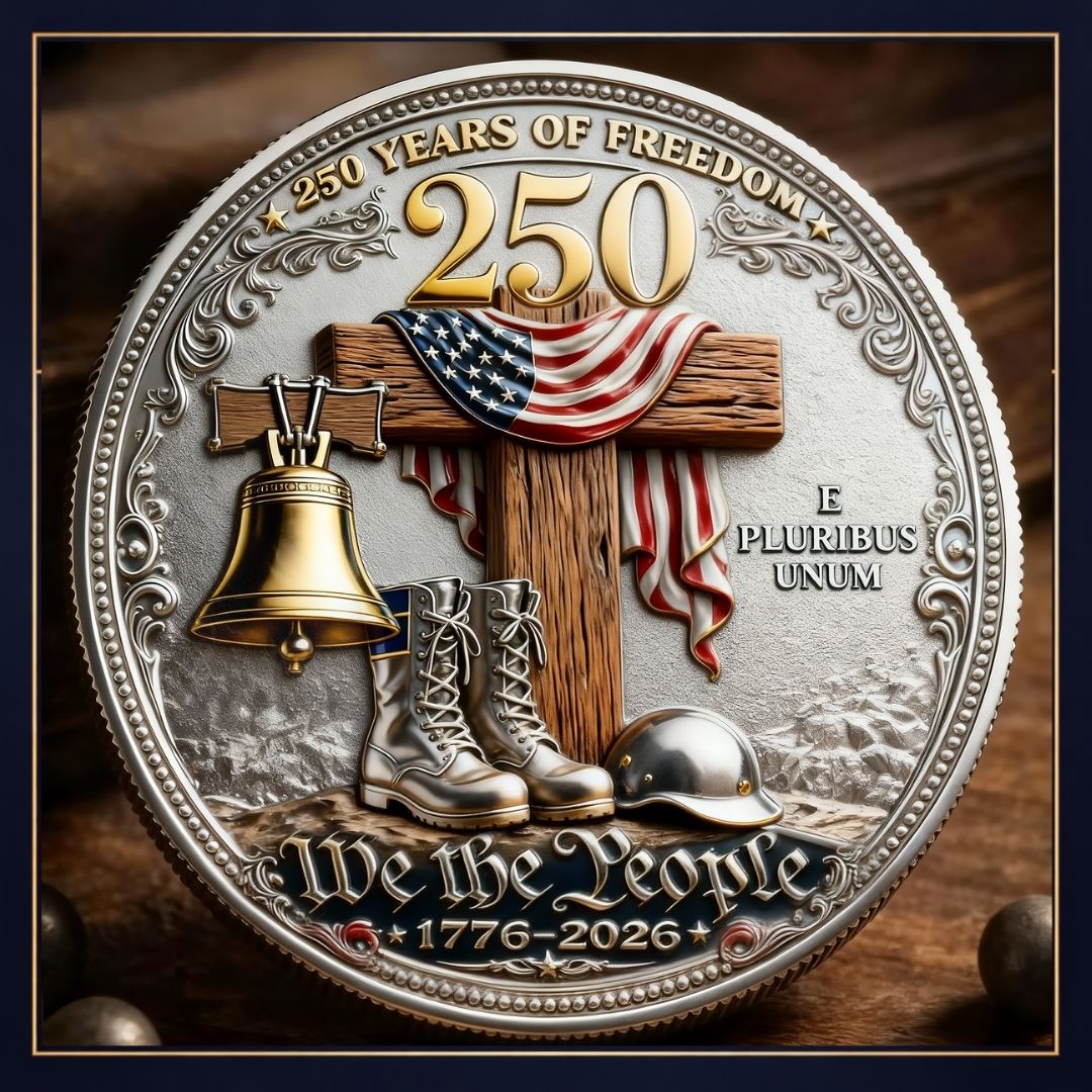 🔥Last Day 50% OFF 🔥 Honor America’s Heroes – 250 Years of Freedom Veteran Tribute Coin