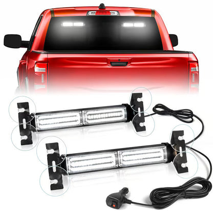 40 LED Emergency Strobe Light Bar for Windshield & Dash Warning