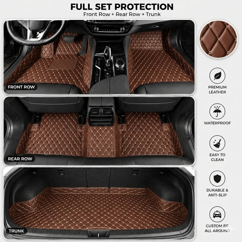 🚗 50% OFF Today Only 🔥 Elvie Heavy Duty Universal Fit Car Mats, SUVs, and Trucks