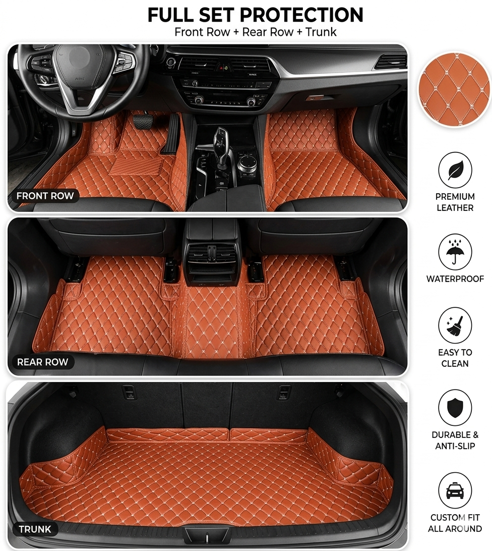 🚗 50% OFF Today Only 🔥 Elvie Heavy Duty Universal Fit Car Mats, SUVs, and Trucks