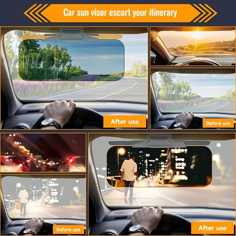 Sun Visor for Car Universal Anti-Glare Polarized Visor Extender