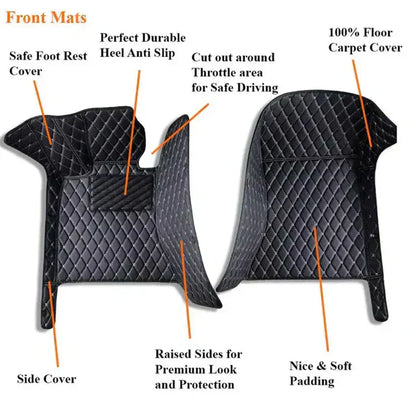 🚗 50% OFF Today Only 🔥 Elvie Heavy Duty Universal Fit Car Mats, SUVs, and Trucks